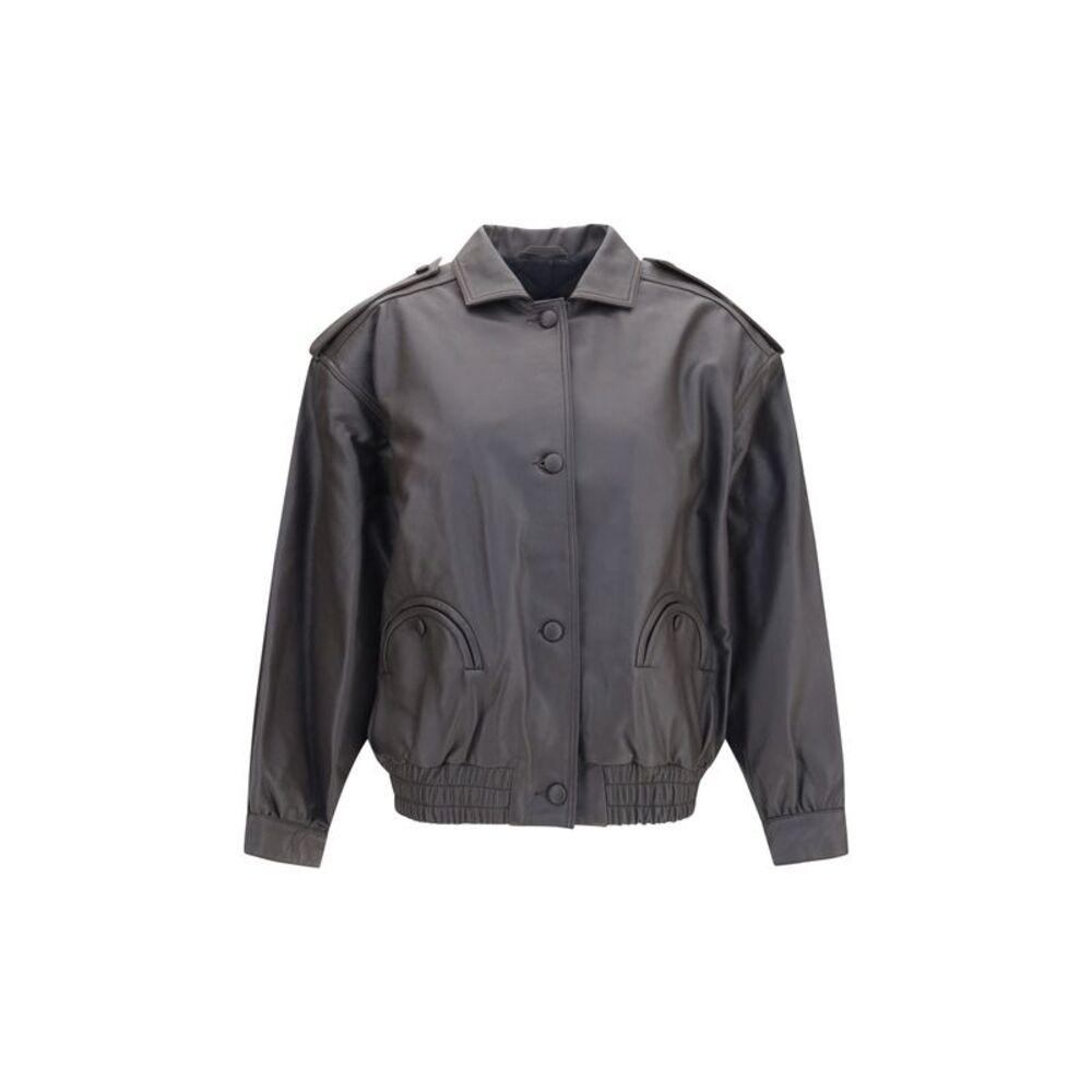 Blazè Milano Women Charlie Ares Leather Bomber Jacket